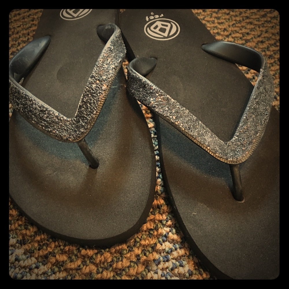 Sparkle Flip Flops