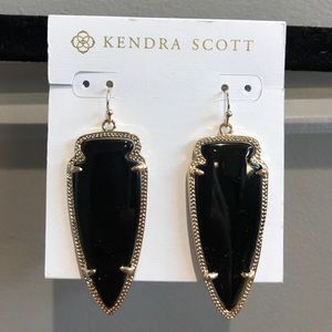 Kendra Scott Black Skylar Earrings