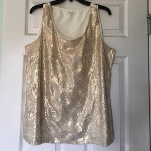 Sequin tank top