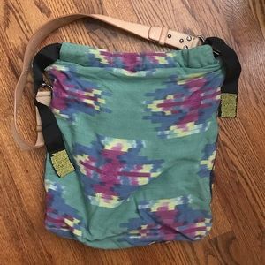 Boho multi-patterned Jasper & Jeera crossbody