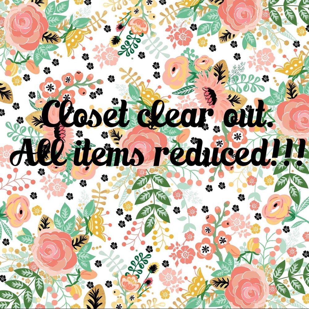 💥💥💥Closet clear out!! All items on sale!
