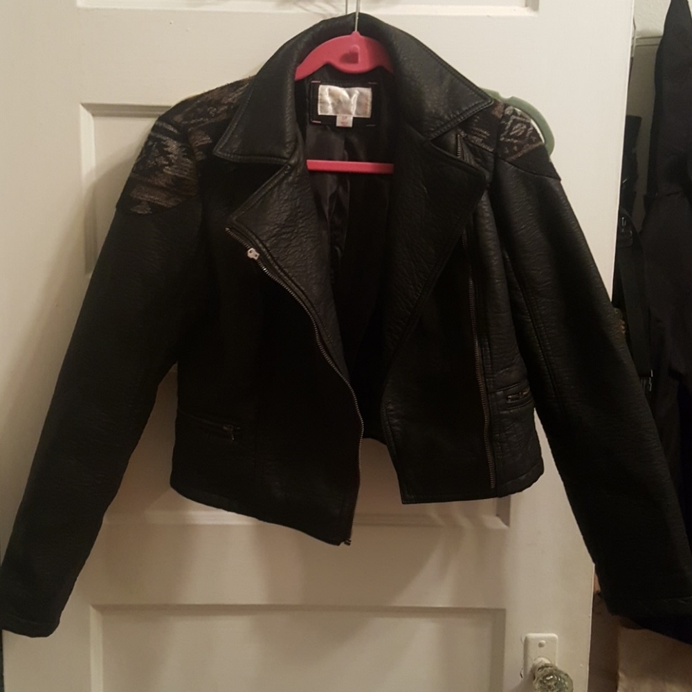Xhiliration Leather Jacket