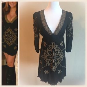Embroidered Flower Dress / Tunic