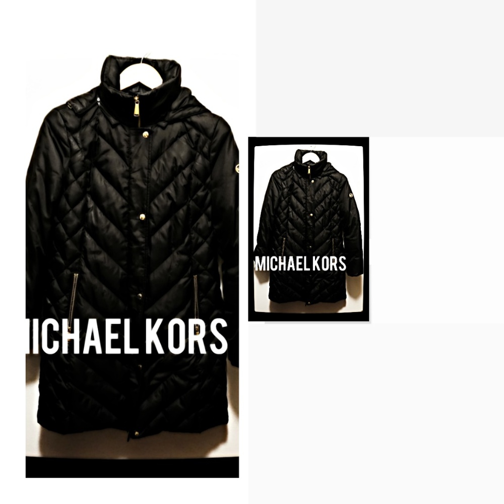 MICHAEL KORS BLACK WINTER COAT