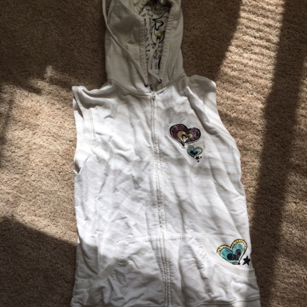 Kirra Sleeveless Beach Cover Up Hoodie