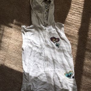 Kirra Sleeveless Beach Cover Up Hoodie