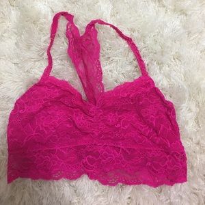VS pink lace bralette