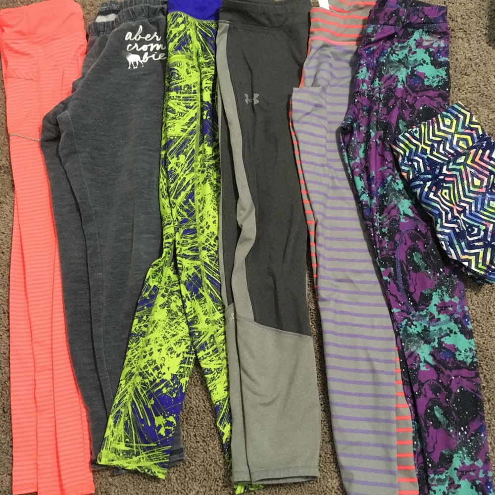 6 of leggings plus shorts