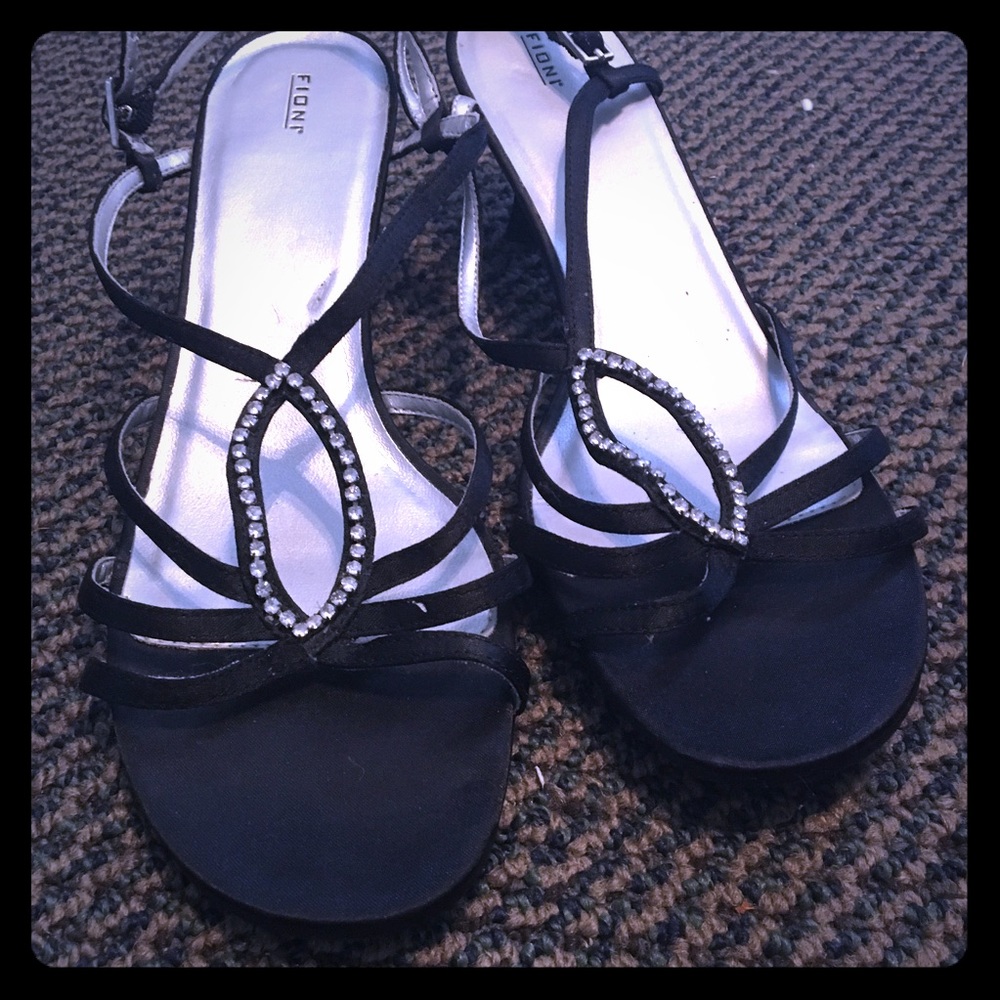 Silver Studded Heels