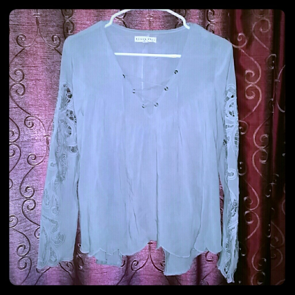 Mint green top from Buckle