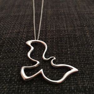 Paloma Picasso dove pendant necklace.