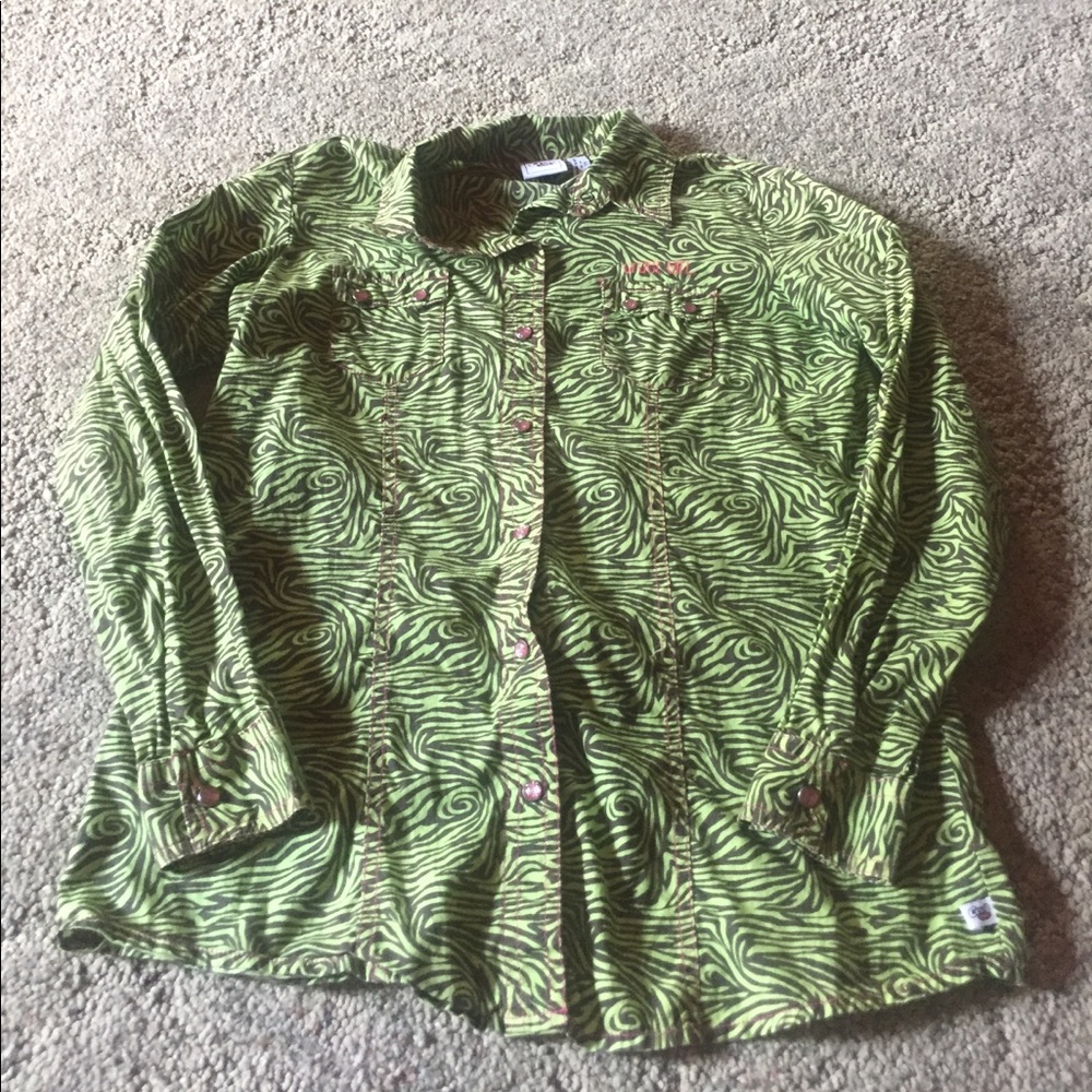 Zebraprint show shirt