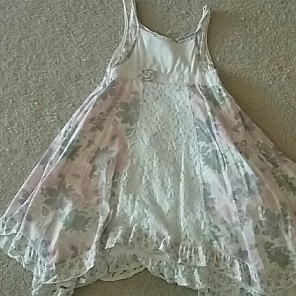 Naartjie Girls' Floral Pink Ruffle Dress