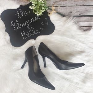 NWOT Nine West Black Heels Pointed Toe