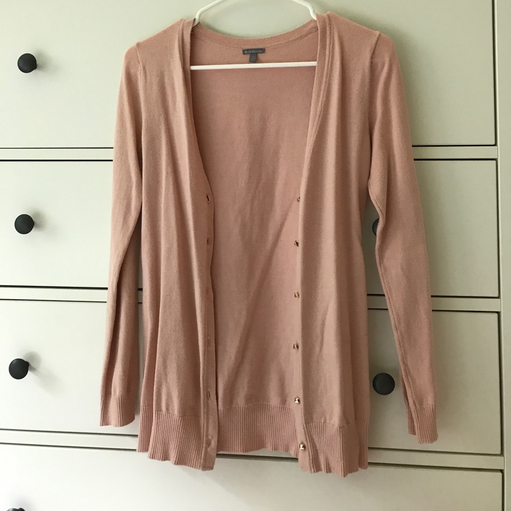 Pink cardigan
