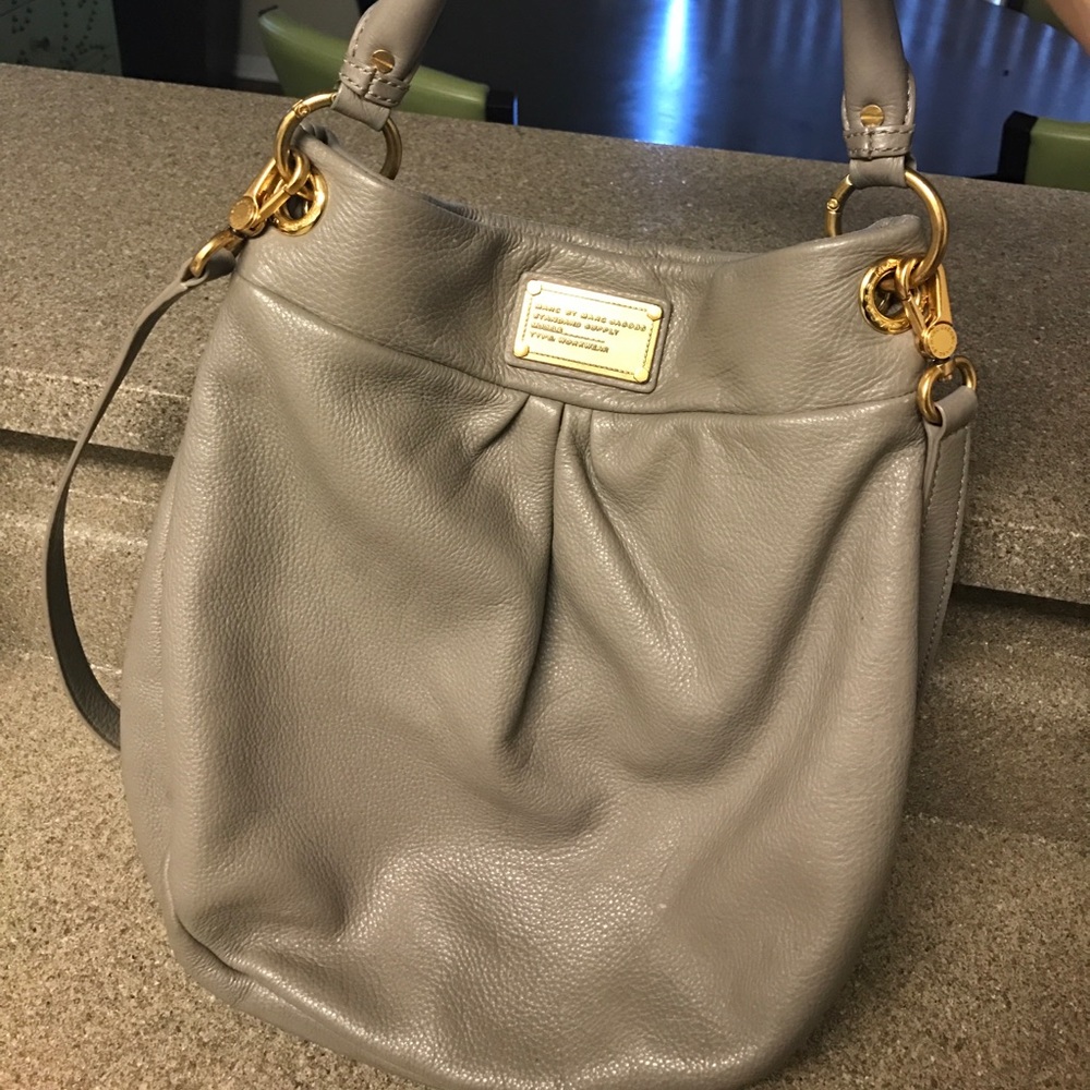 Grey and Gold Marc by Marc Jacobs bag