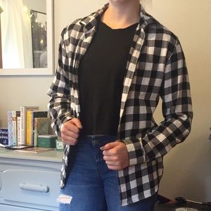 Flannel button down