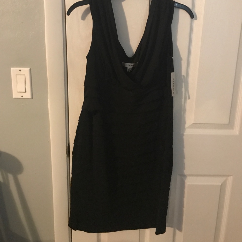 Black cocktail dress