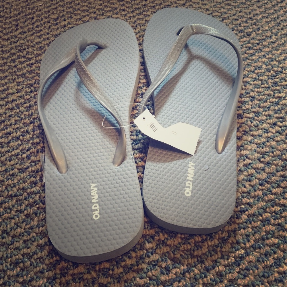 Grey Flip Flops