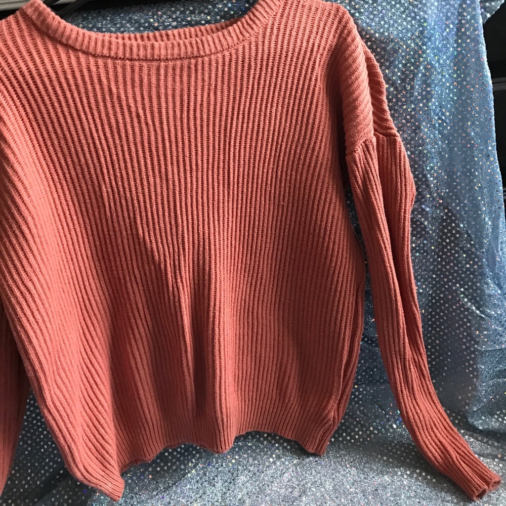 Orange sweater