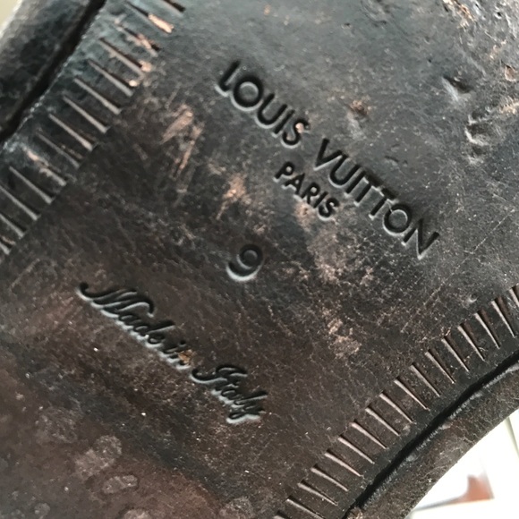 SOLD** Louis Vuitton men's boot brown size 9 - Picture 4 of 4