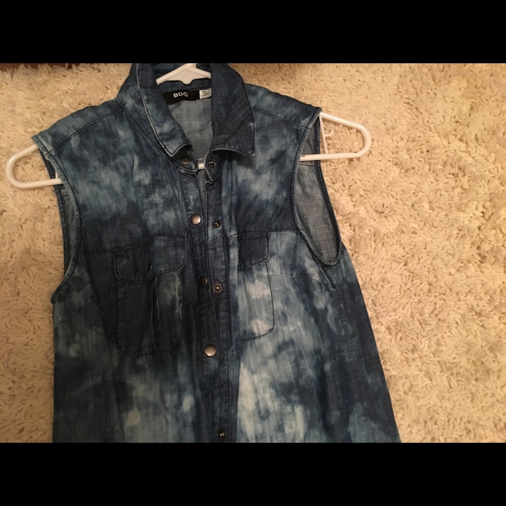 Jean sleeveless tunic