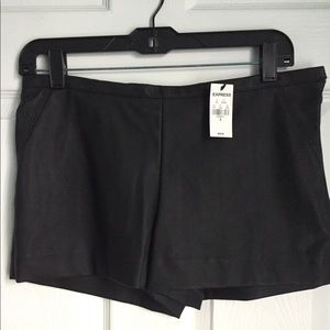 EXPRESS Faux Leather Mini Shorts NWT
