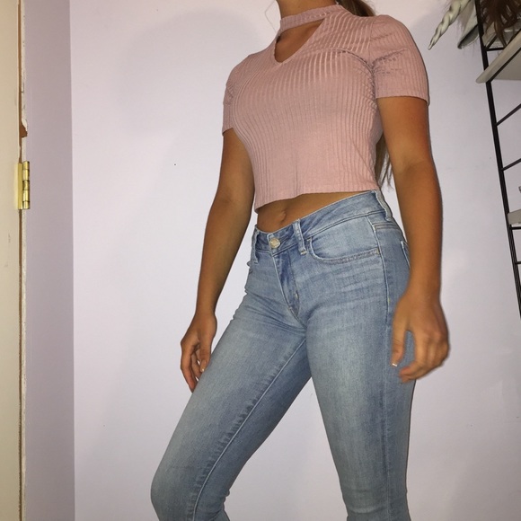 NEW Pink cutout baddie crop top - Picture 1 of 3