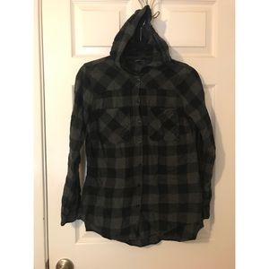 Fox Racing Hooded Flannel , Size S , $20 OBO