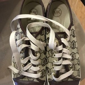 Michael Kors MK print sneakers