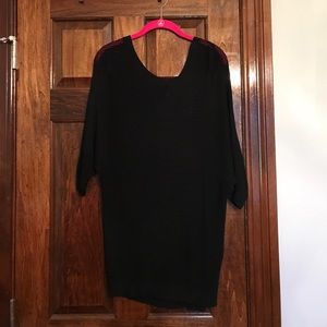 Express Size L black knit lightweight sweater