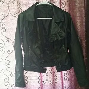 Faux leather jacket