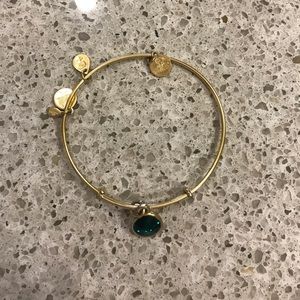 Alex and Ani Bracelet, emerald charm