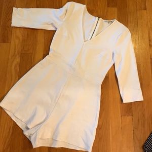 White colored romper