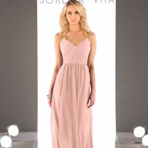 Sorella Vita Chiffon Floor Length Bridesmaid Dress