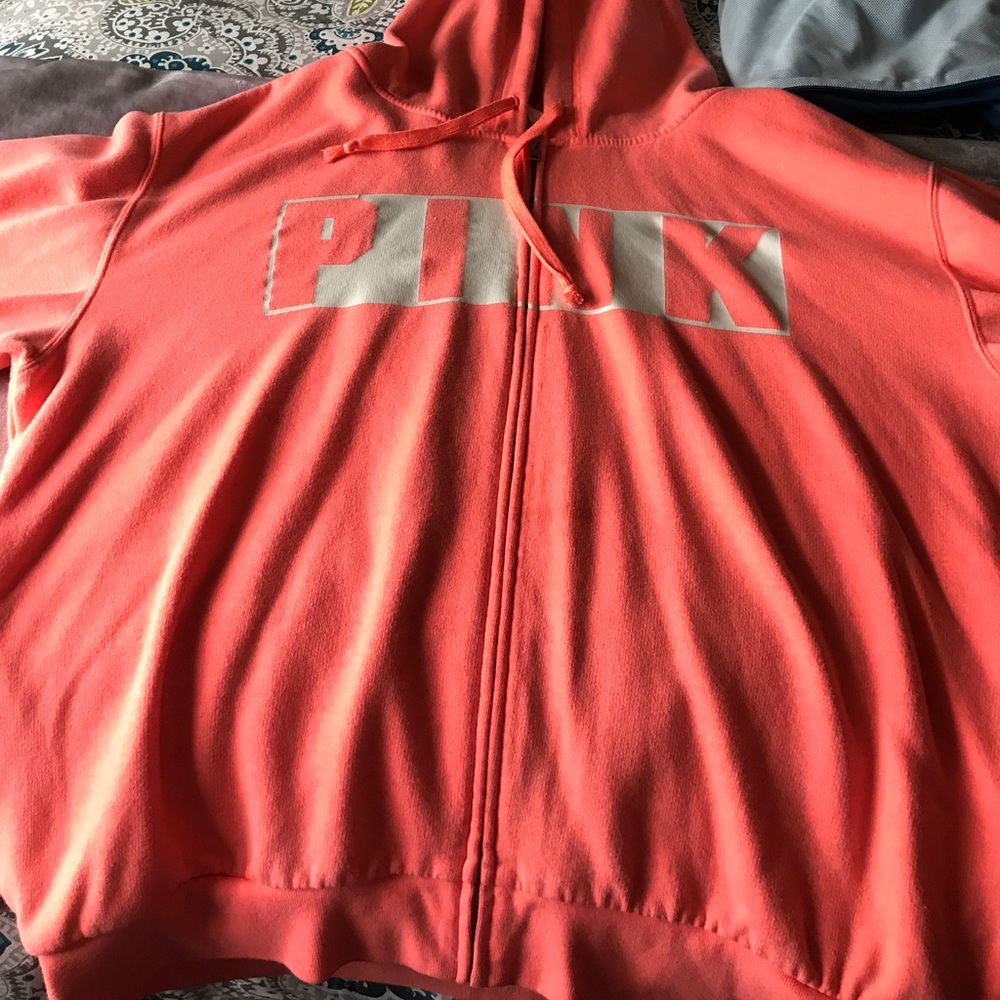 PINK slouchy hoodie