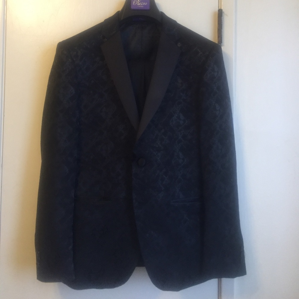 Retro Paris Black Suit and Pants 38S Waist 33