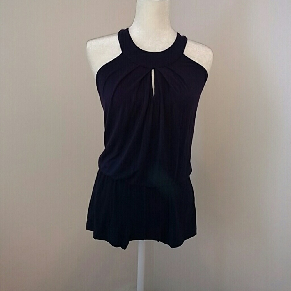 Tart Navy Blue Shorts Romper