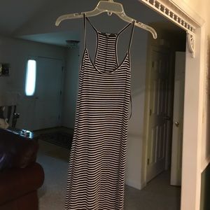Black stripped maxi dress
