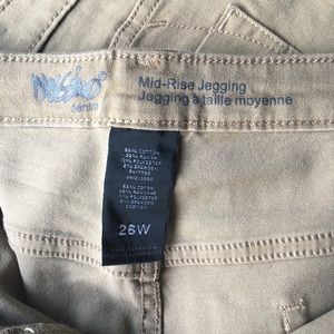 Mossimo Jegging size 26w dark khaki new