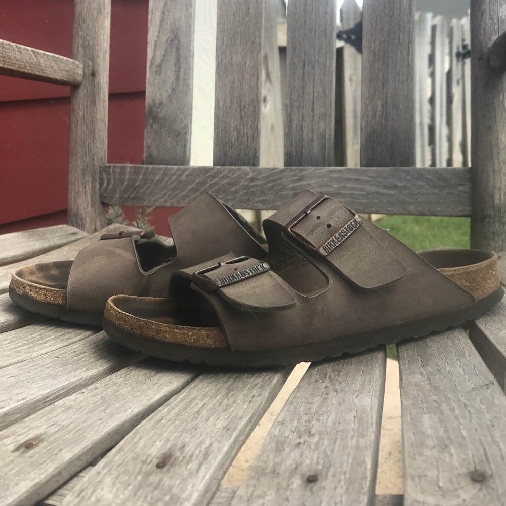 Size 7 leather Birkenstocks