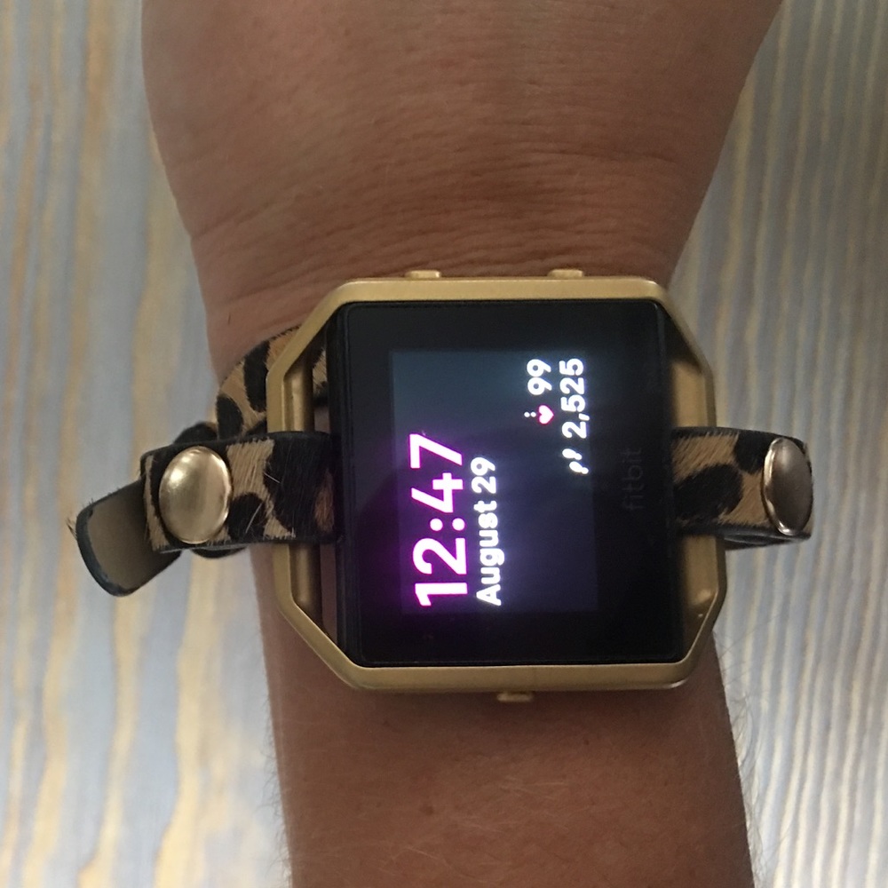 Fitbit leopard wrap around band