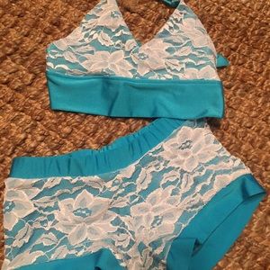 2 piece Angel Face Dance Wear- YS