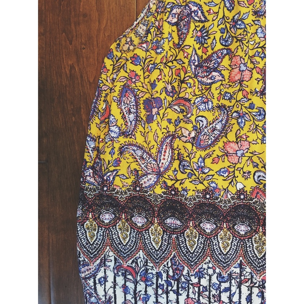 Lucky Brand floral tank.