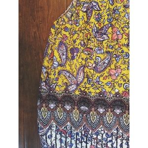 Lucky Brand floral tank.