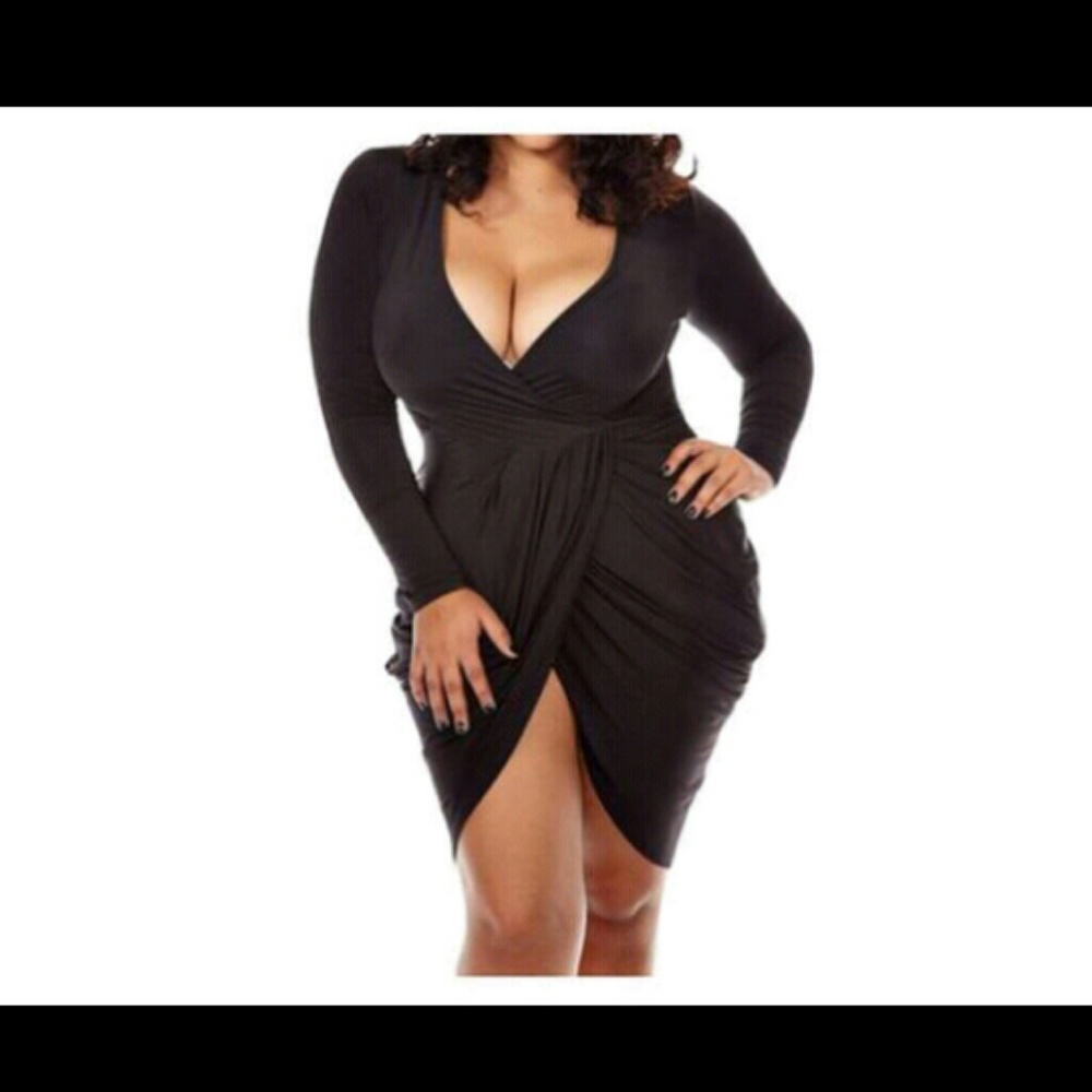 🚫SOLD🚫 Black wrap dress