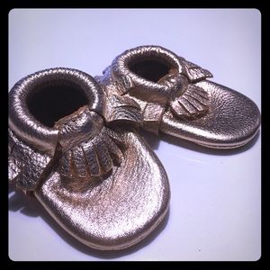 Freshly Picked Baby's Leather Moccasins - Size 0
