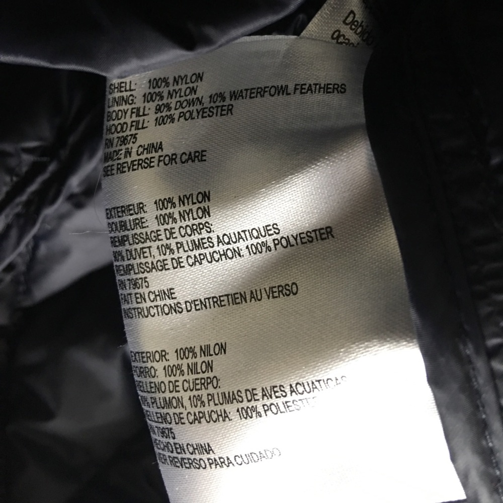 Michael Kors Navy Hooded Packable Jacket NWT - Picture 5 of 5