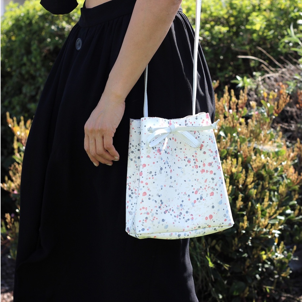 💢SOLD💢The Colonia Bucket Bag - Rose Splatter
