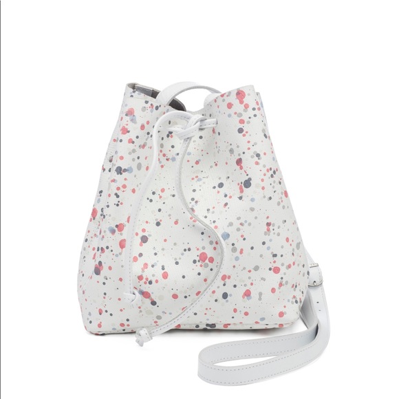💢SOLD💢The Colonia Bucket Bag - Rose Splatter - Picture 3 of 7